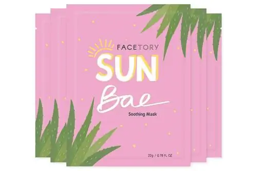 FACETORY Sun Bae Aloe Vera Успокаивающая тканевая маска