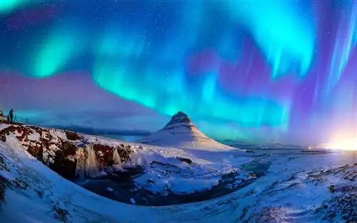 Северное сияние из Исландии.
