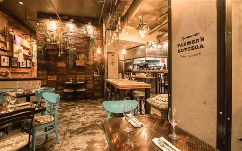 Интерьер Farmer's Bottega в Сан-Диего