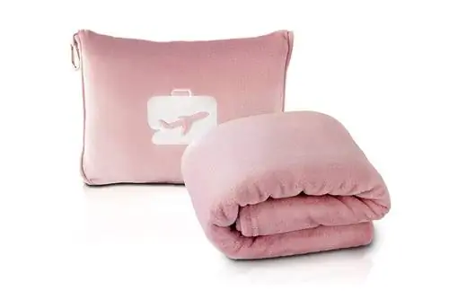 Одеяло и подушка для путешествий EverSnug розовый