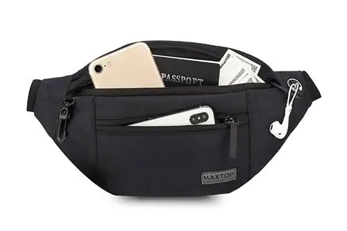 MAXTOP Большая поясная сумка через плечо
