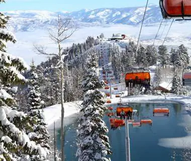 Самые посещаемые горнолыжные курорты Америки: Canyons Resort