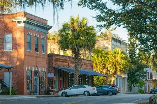 Исторический центр города Миканопи, недалеко от Гейнсвилля, Флорида.