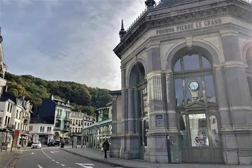 Вид на улицу Спа, Бельгия