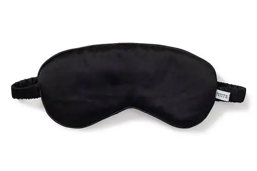 Шелковая маска для сна