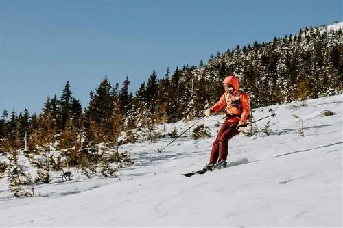 Катание на лыжах в Норт-Конвей, Нью-Гэмпшир