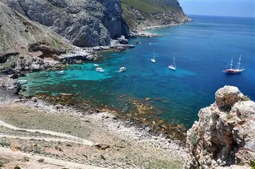 Пляж Скало Маэстро, Мареттимо, Сицилия, Италия