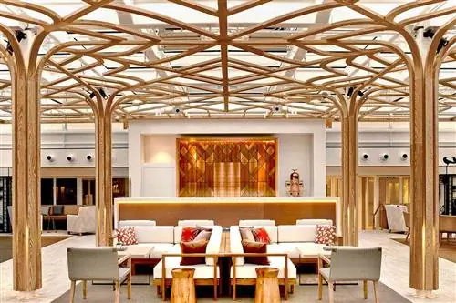 Зимний сад на борту Viking Ocean Cruises