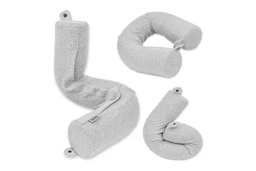 Подушка для путешествий Twist Memory Foam для поддержки шеи, подбородка, поясницы и ног