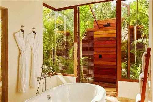 Интерьер ванной комнаты в отеле Fairmont Mayakoba