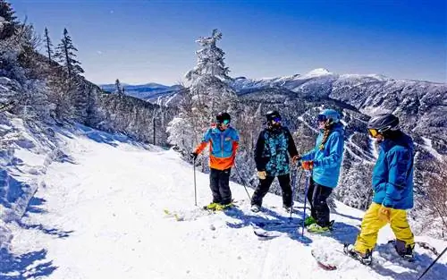 Катание на лыжах в Smugglers Notch