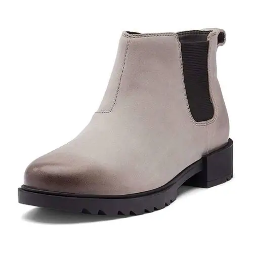 Женские ботинки SOREL Emelie II Chelsea из водонепроницаемой кожи от дождя