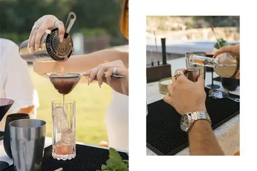 Приготовление коктейлей в Calamigos Guest Ranch + Beach Club