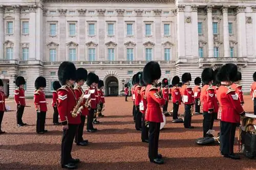 Смена караула у Букингемского дворца