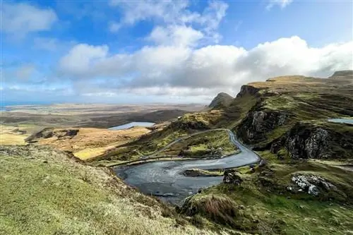 Пейзаж Quiraing на острове Скай