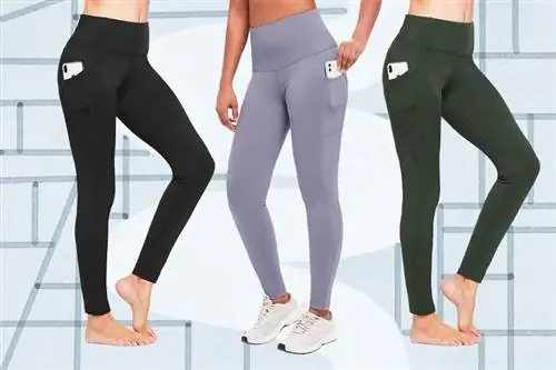 BALEAF Женские зимние леггинсы на флисовой подкладке Tout