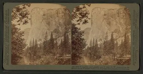 Рядом старинные изображения Эль-Капитана