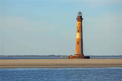 Маяк острова Моррис в Южной Каролине