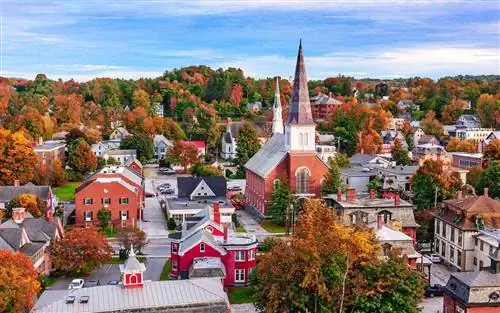 Монпелье, Вермонт, городская архитектура США