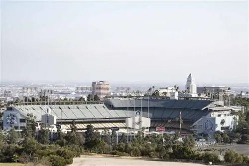 Широкий вид на стадион Доджер