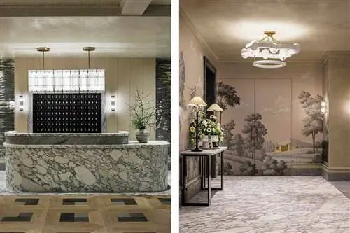 Внутри нового роскошного отеля Rose Ink на Уолл-стрит в Нью-Йорке.