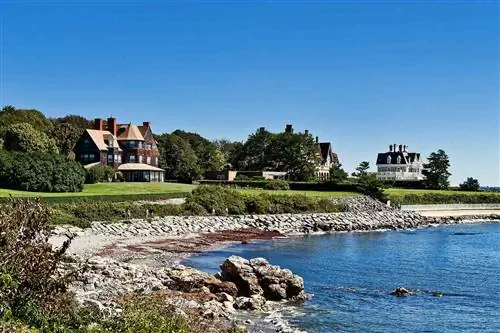 Особняки вдоль скалы, Род-Айленд