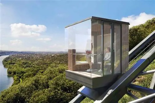 Фуникулер в Four Seasons Private Residences Lake Austin