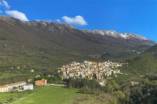 Барреа, Италия в горах Апеннин
