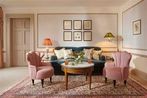 Зона отдыха в гостевом номере отеля Gleneagles Зона отдыха в гостевом номере отеля Gleneagles