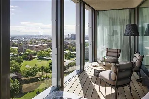 Люкс в пентхаусе с лоджией в Andaz Vienna Am Belvedere