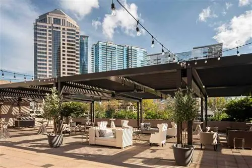 Терраса на крыше Four Seasons в Атланте