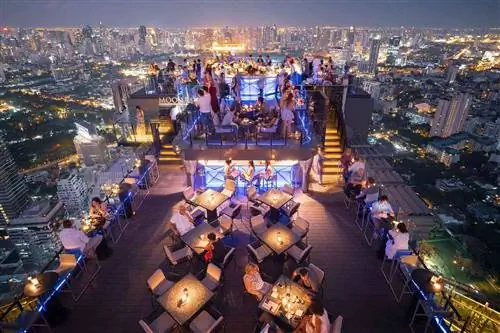 Ужин на крыше Banyan Tree Bangkok