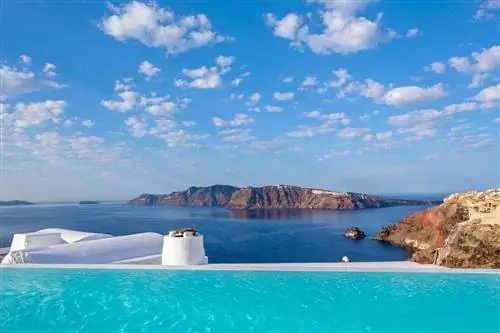 Бассейн в Katikies Санторини