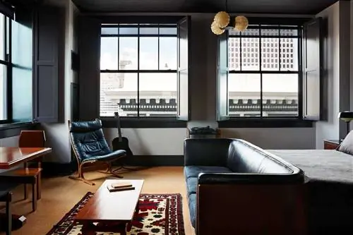 Интерьер комнаты в отеле Ace в Новом Орлеане