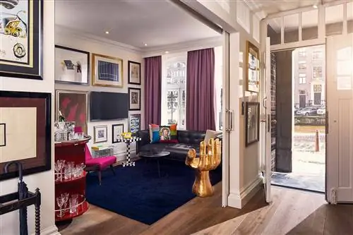 Интерьер люкса коллекционера произведений искусства в Пулитцеровской Амстердамской