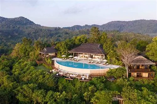 Вид с воздуха на Six Senses Yao Noi