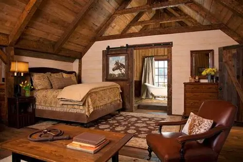 Интерьер лофта на ранчо в Рок-Крик в Монтане