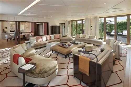 Зона отдыха в Mandarin Oriental Paris