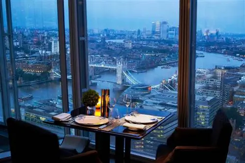 Ресторан в Shangri-La The Shard, Лондон