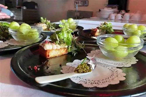 Варианты меню с икрой в nyloS