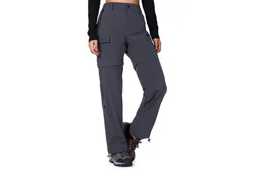Cycorld Women's-Highing-Pants-Convertible Quick-Dry-Stretch-Lightweight Zip-Off Outdoor Pants