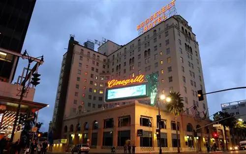 Самые посещаемые отели в мире: отель Hollywood Roosevelt, Лос-Анджелес, Калифорния