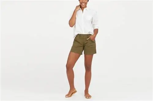 Шорты из эластичного твила Spanx