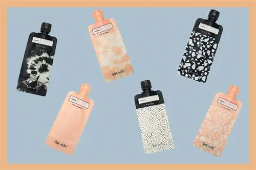 Набор многоразовых дорожных бутылок Kitsch Flat Pouch