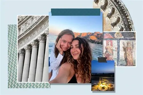 Фотографии Софи и Элизы из поездки в Италию