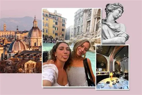 Фотографии Софи и Элизы из поездки в Италию