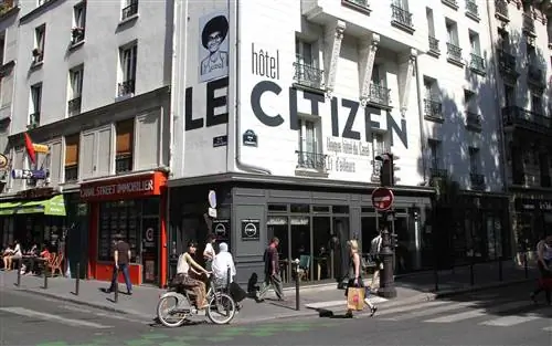 Внешний вид Le Citizen, Парижский канал Сен-Мартен