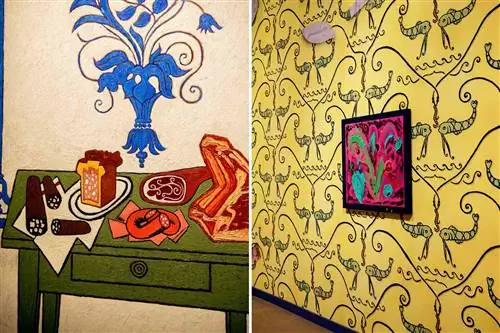 На двух фотографиях показаны произведения искусства из MUCEM в Марселе и Фонда Винсента Ван Гога в Арле.