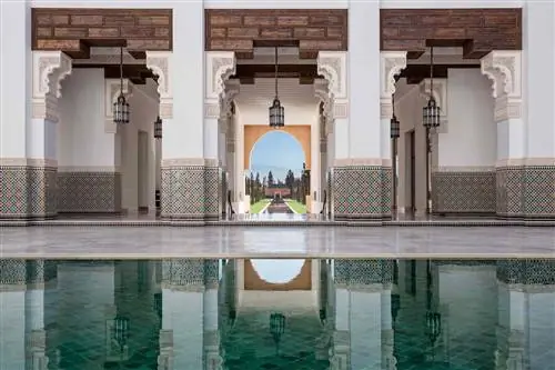 Внутренний дворик The Oberoi, Марракеш