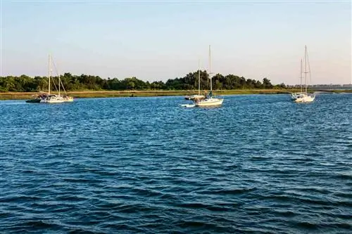 Северная Каролина, Морхед-Сити, Бог-Саунд, набережная,